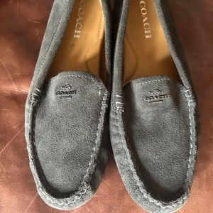 Coach suede loafers 8